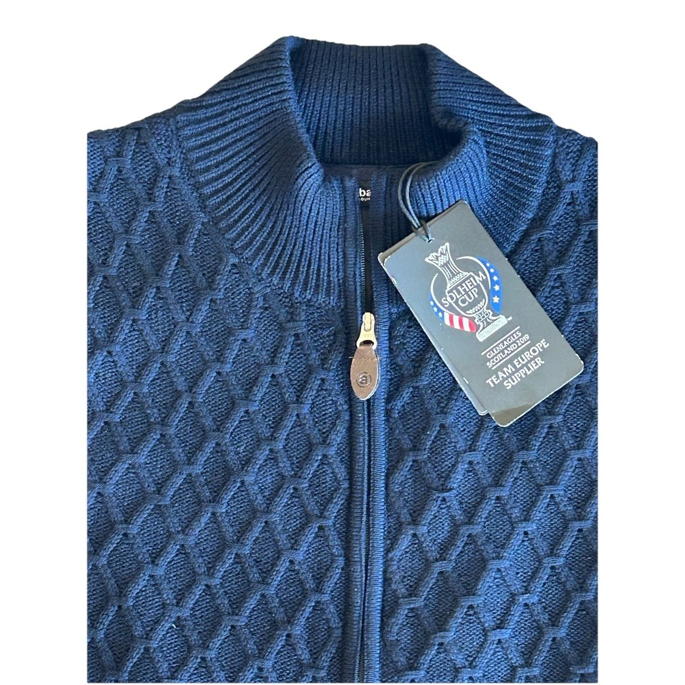 Abacus Women's High-Performance Golf‎ Windstop Cardigan Size 2XL Blue NWT
